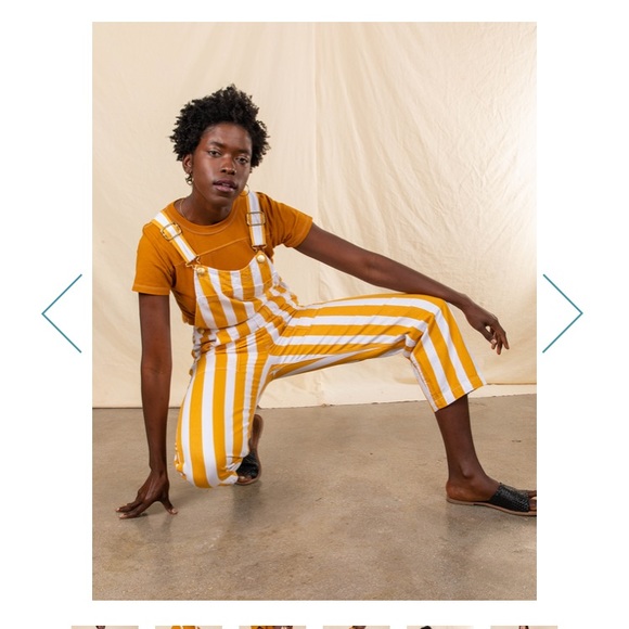 Big Bud Press Striped Overalls XXS - Picture 3 of 6